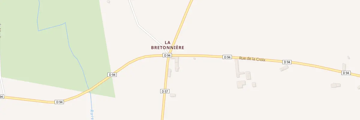 Plan du 3 La Bretonniere à Marchésieux