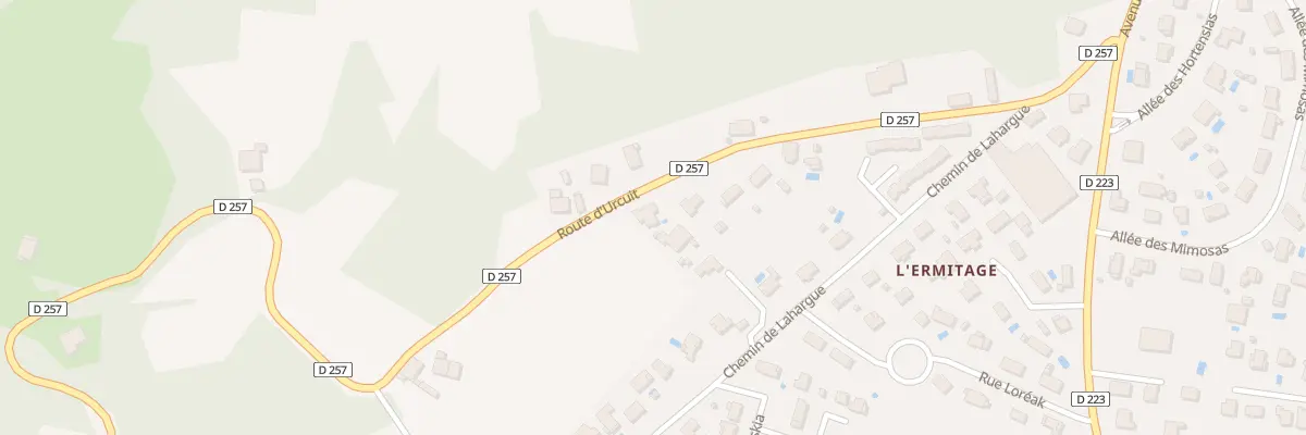 Plan du 411 Rte d’ Urcuit à Urt