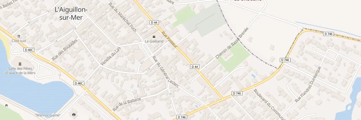 Plan du 21 Rue pasteur à L’Aiguillon-la-Presqu’île