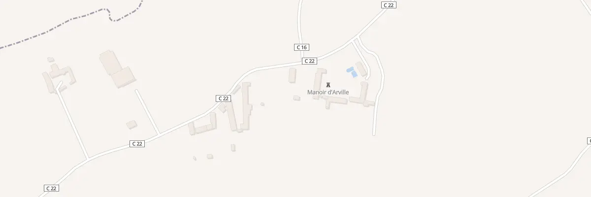 Plan du 12 Rte d’Arville à Sainte-Geneviève