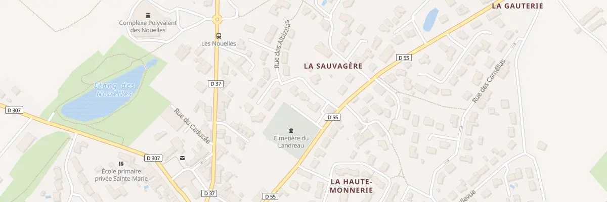 Plan du 3 Rue des Albizzias au Landreau