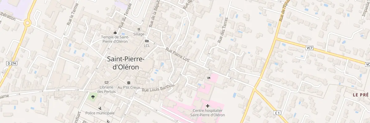 Plan du 28 Rue Pierre Loti à Saint-Pierre-d’Oléron