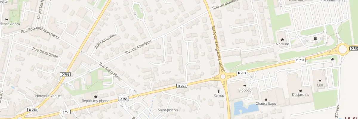 Plan du 7 Rue mal de lattre de tassigny à Montaigu-Vendée