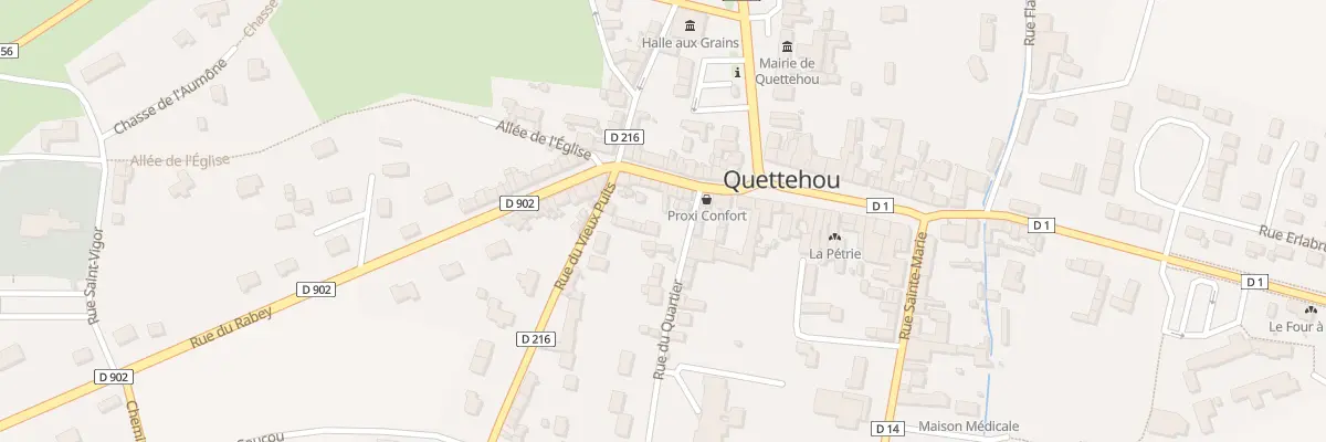 Plan du 12 Rue du Rabey à Quettehou