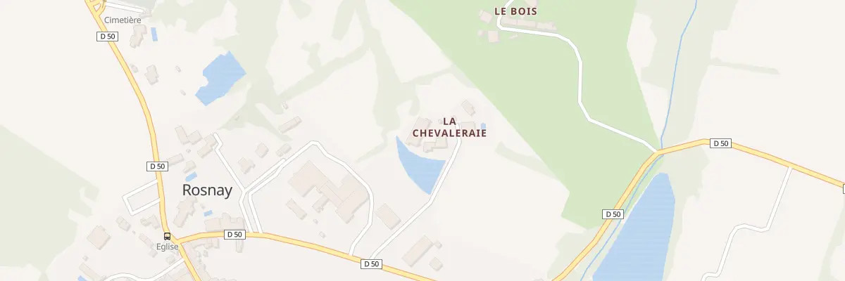 Plan du 3 La Chevalleraie à Rosnay