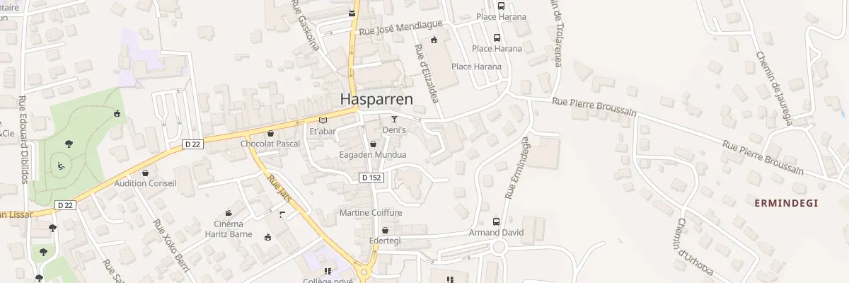 Plan du 14 Rue Pierre Broussain à Hasparren