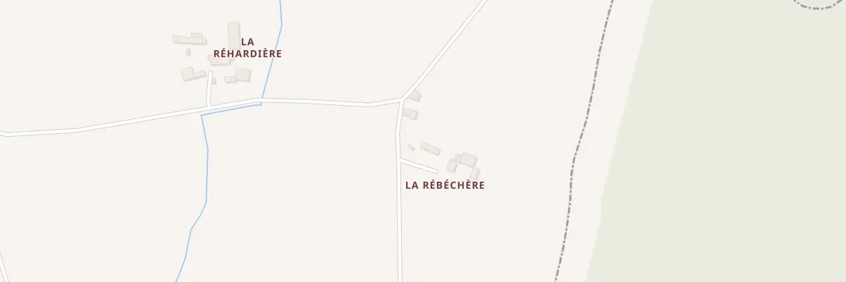 Plan du 2 La Rebechere à Retiers
