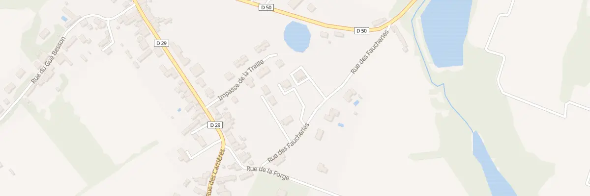 Plan du 5 Rue des Faucheries à Rosnay