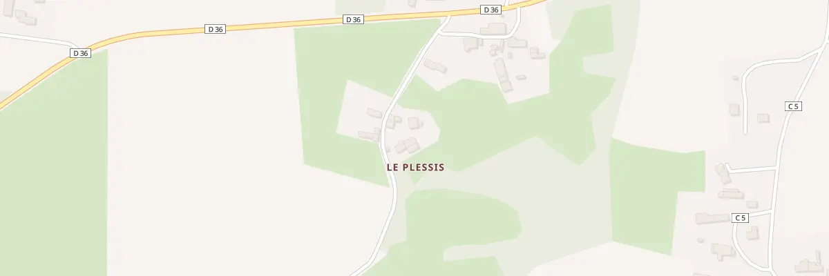 Plan du 7 Le Bas Plessis à Villepot