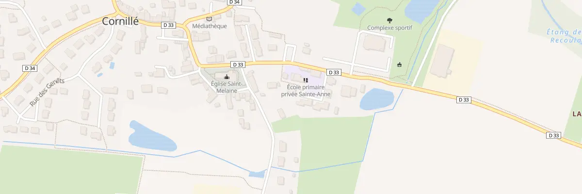 Plan du 6 Allée du Verger à Cornillé