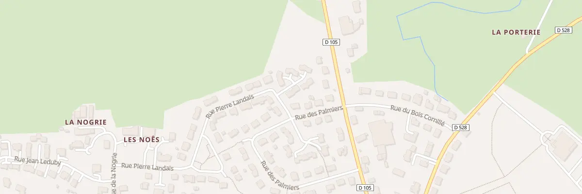 Plan du 40 Rue Pierre Landais à Val-d’Izé