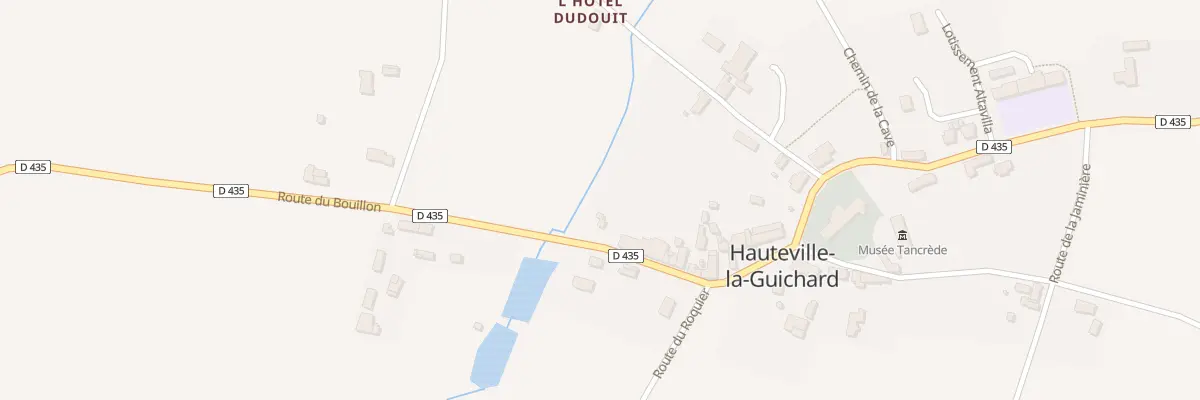 Plan du 446 Rue l’Eglise Notre Dame à Hauteville-la-Guichard