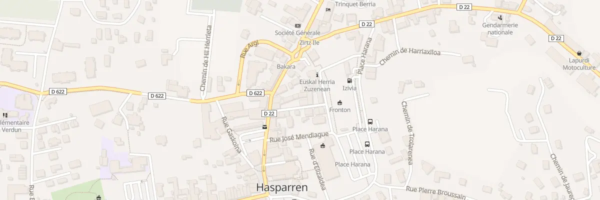 Plan du 11 Rue Dominique Fontan à Hasparren