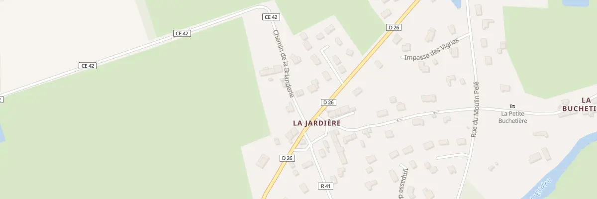 Plan du 54 Che de la Brianderie à Riaillé