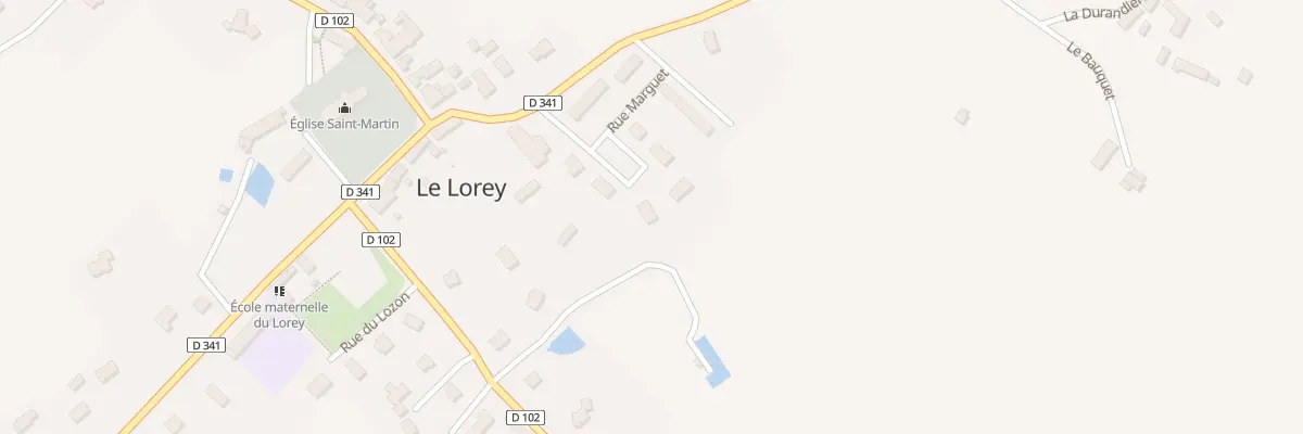 Plan du 3 Allée du Grand Chêne au Lorey
