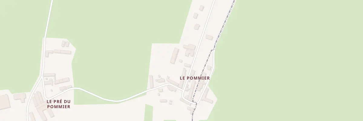 Plan du 25 Le Pommier à Liesville-sur-Douve