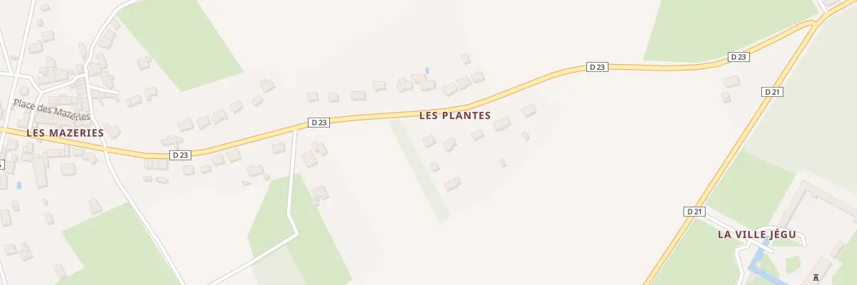 Plan du 161 Les Plantes à Couffé