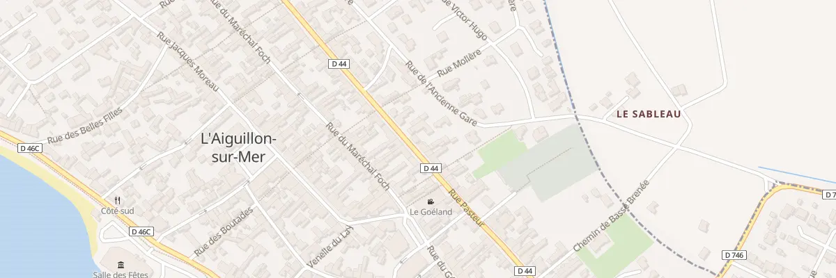 Plan du 38 Rue pasteur à L’Aiguillon-la-Presqu’île