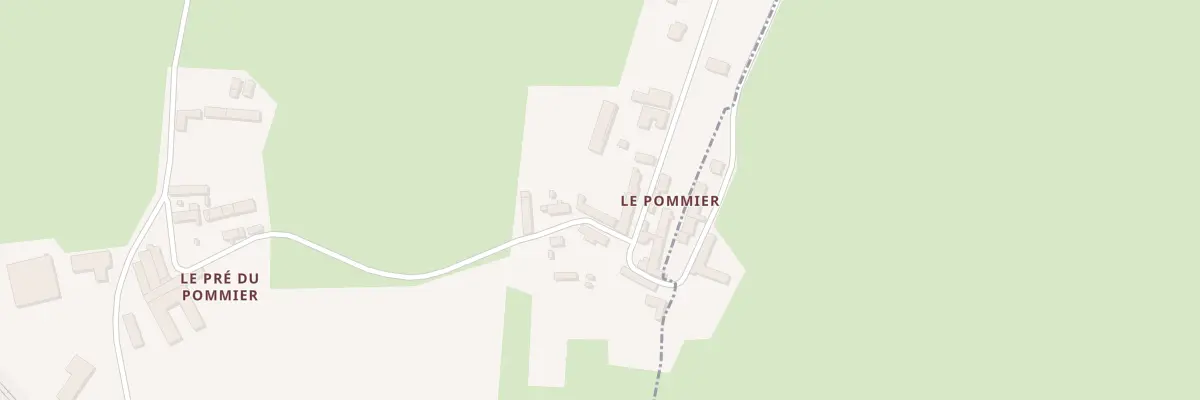Plan du 21 Le Pommier à Liesville-sur-Douve