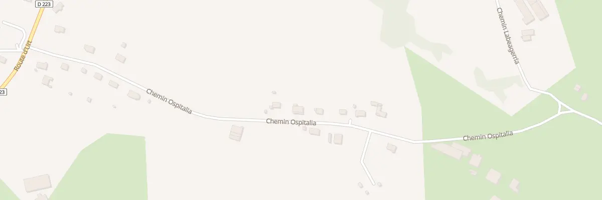 Plan du 507 Che Ospitalia à Briscous