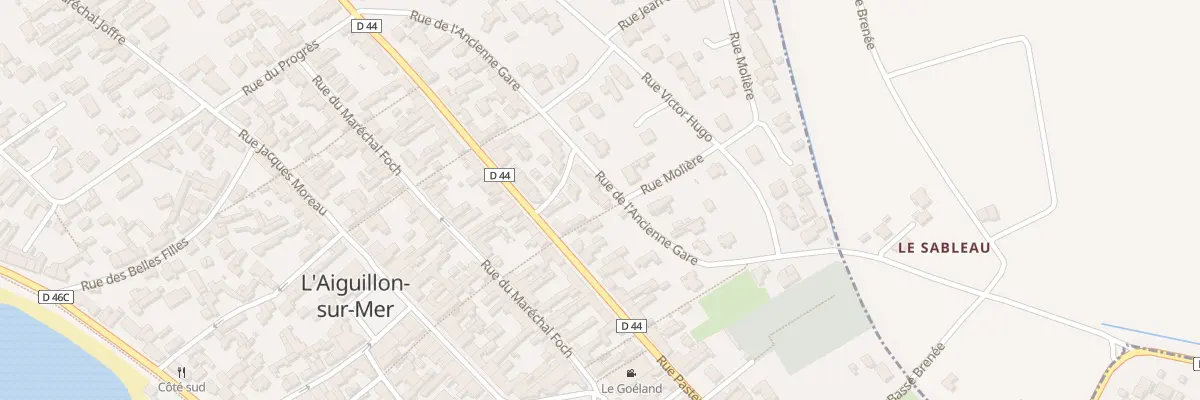 Plan du 28 Rue de l’ancienne gare à L’Aiguillon-la-Presqu’île