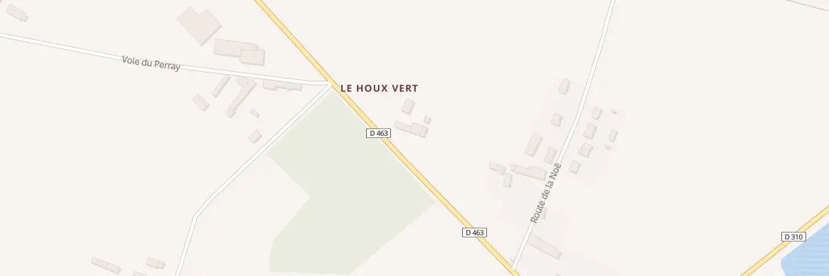 Plan du 5287 Le Houx Vert à Visseiche