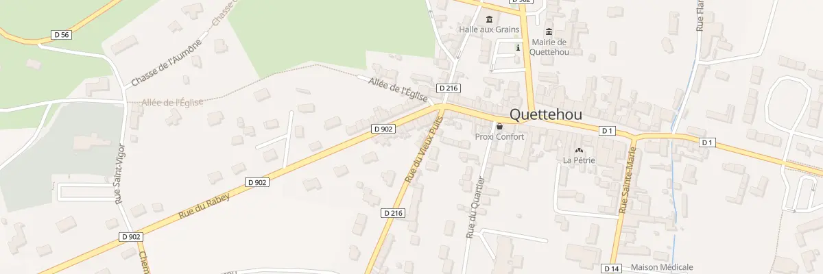 Plan du 32 Rue du Rabey à Quettehou