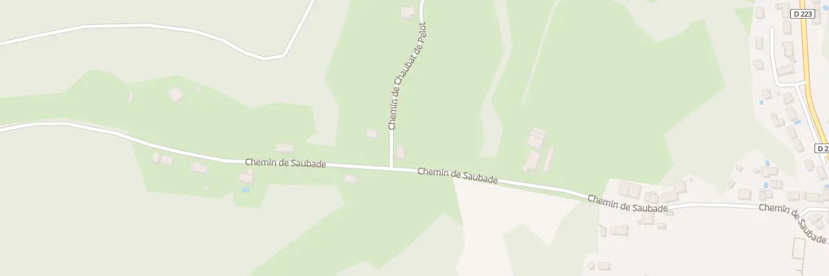 Plan du 576 Che de Saubade à Urt