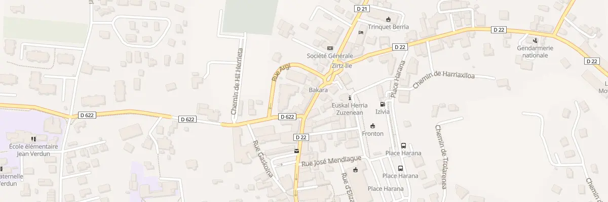 Plan du 21 Rue Francis Jammes à Hasparren