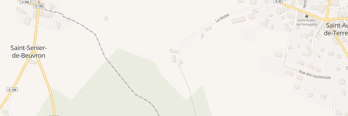 Plan du 3 La Motte à Saint-Aubin-de-Terregatte