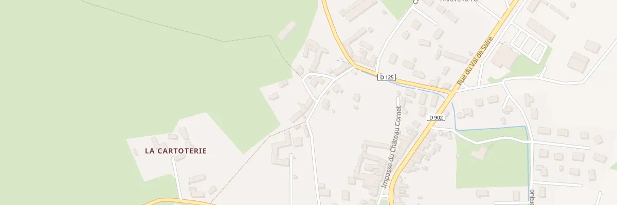 Plan du 14 Vc Chasse aux Gresles à Quettehou