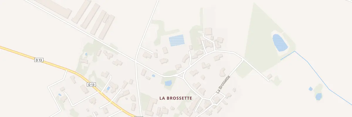 Plan du 105 La Brossette à Chauché
