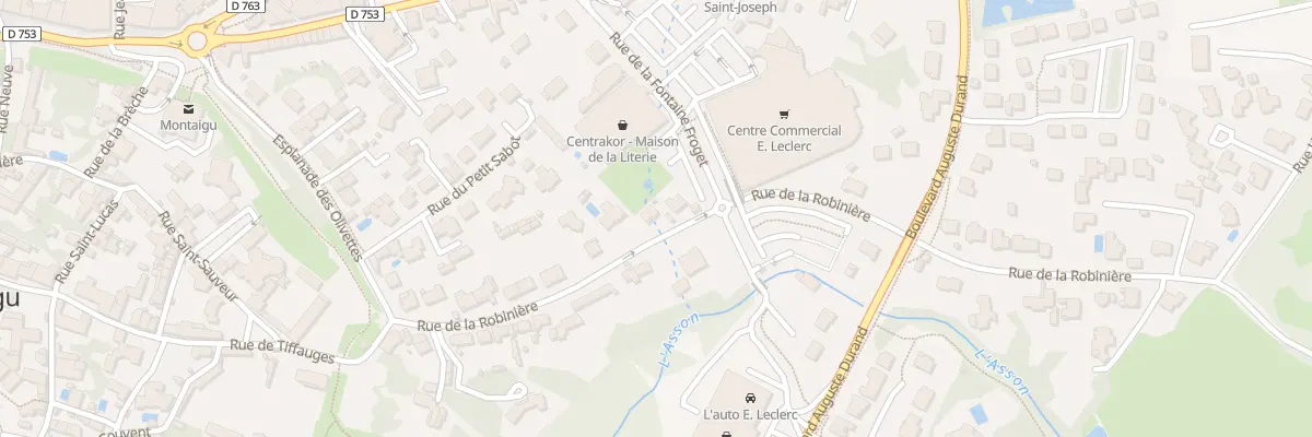 Plan du 21 Rue de la robiniere à Montaigu-Vendée