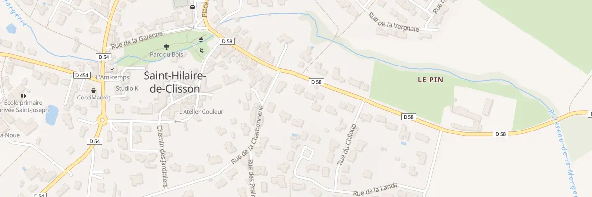 Plan du 14B Rue de la Vendée à Saint-Hilaire-de-Clisson