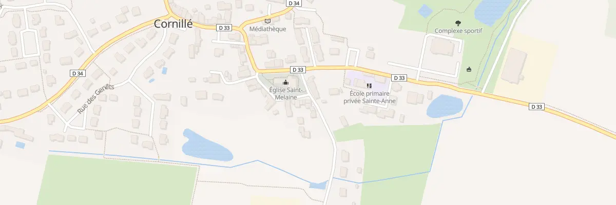 Plan du 5161 Le Bourg à Cornillé