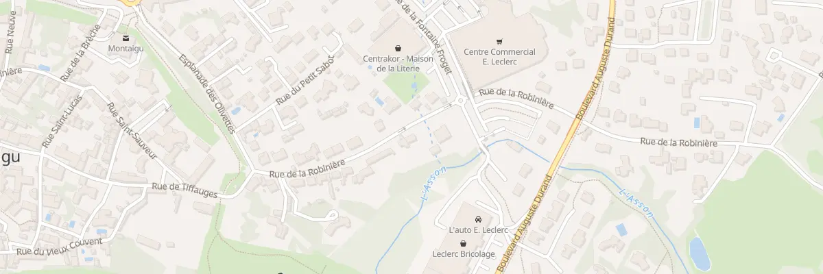 Plan du 16 Rue de la robiniere à Montaigu-Vendée