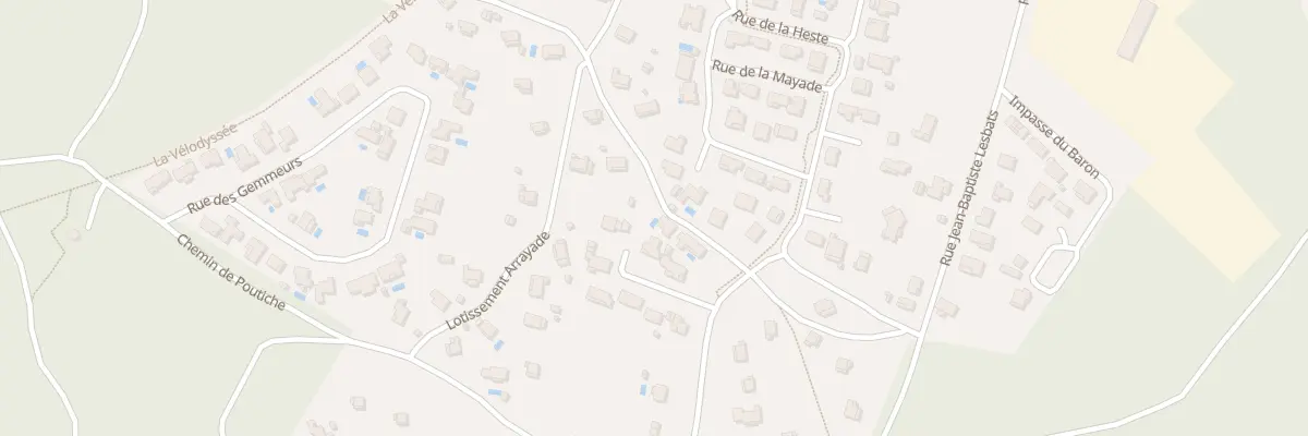 Plan du 77 Rte de Betoy à Léon