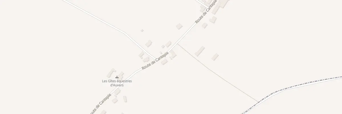 Plan du 28 Rte de Cantepie à Auvers