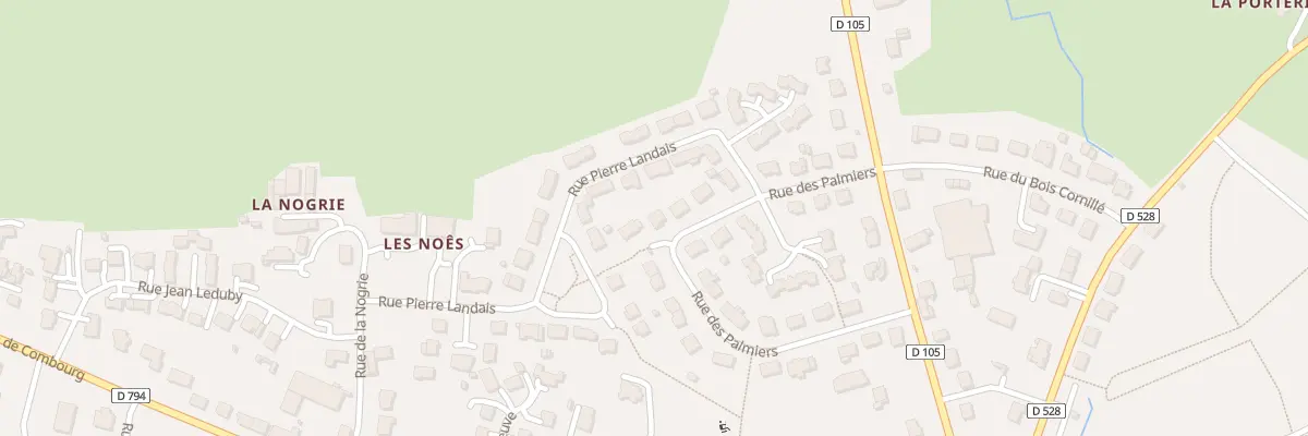 Plan du 27 Rue des Palmiers à Val-d’Izé