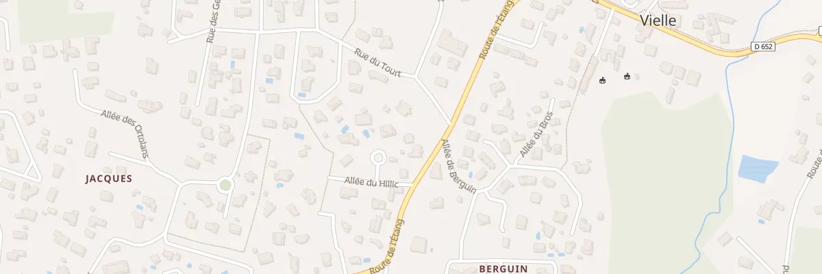 Plan du 264 Rte de l’Etang à Vielle-Saint-Girons