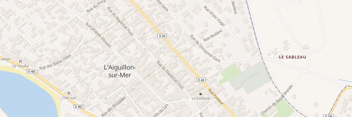Plan du 43 Rue pasteur à L’Aiguillon-la-Presqu’île