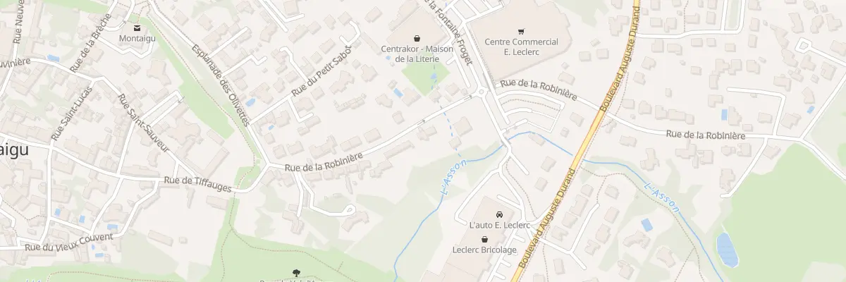 Plan du 14 Rue de la robiniere à Montaigu-Vendée