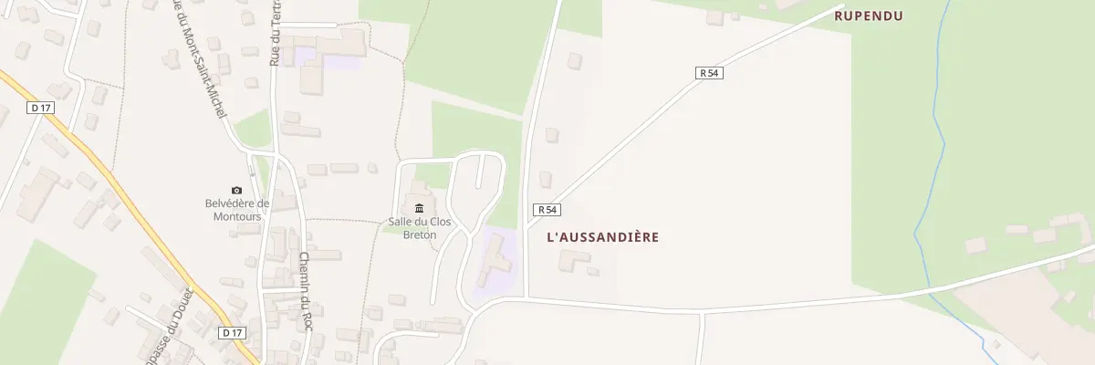 Plan du 5405 La Georgerie aux Portes du Coglais