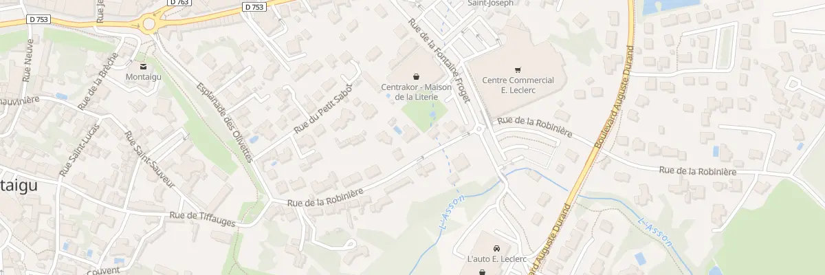 Plan du 19 Rue de la robiniere à Montaigu-Vendée