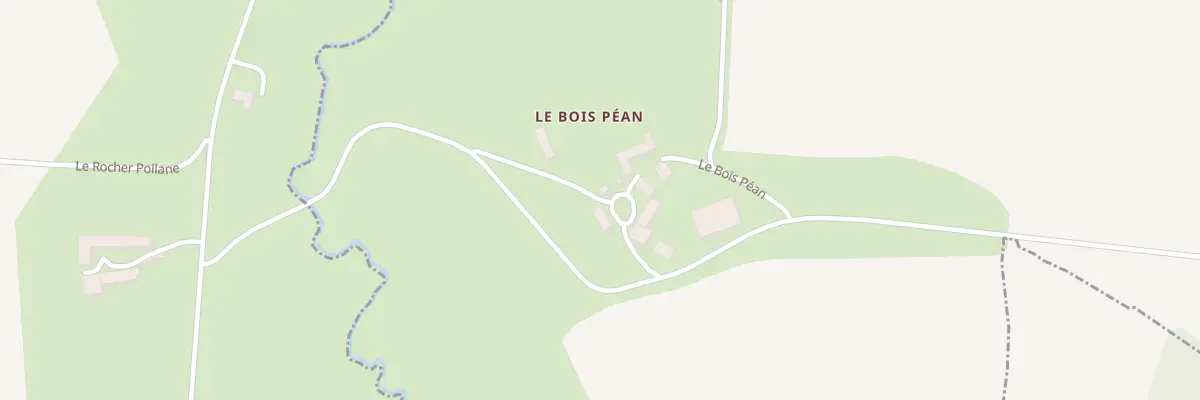 Plan du 5043 Le Bois Peant à Landavran