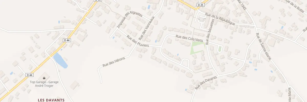 Plan du 20 Rue des Cols Verts à Triaize