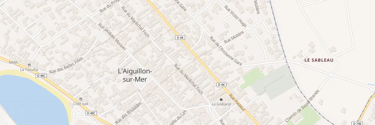 Plan du 45 Rue pasteur à L’Aiguillon-la-Presqu’île