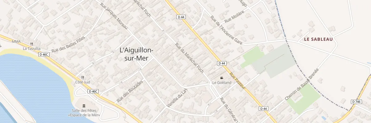 Plan du 5 Rue du maréchal foch à L’Aiguillon-la-Presqu’île