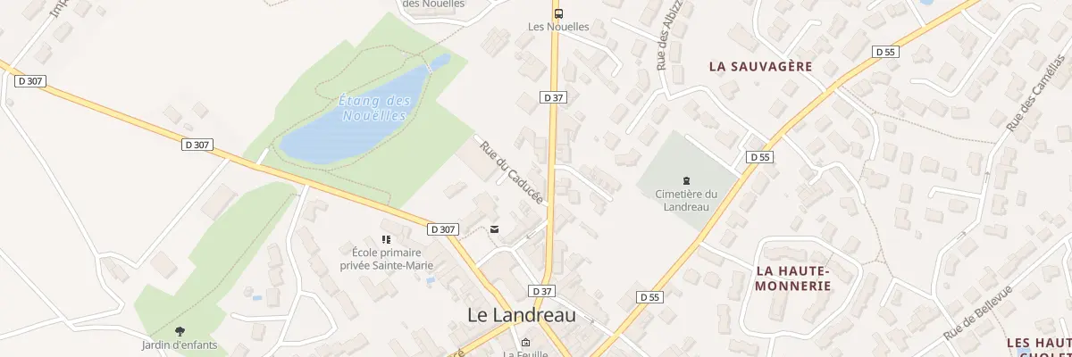 Plan du 5 Rue de la loire au Landreau