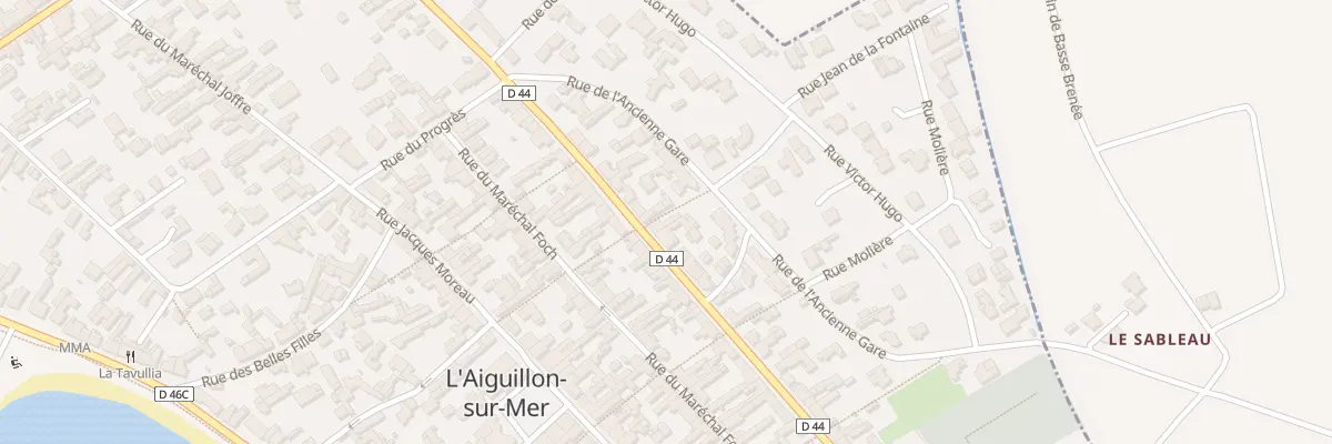 Plan du 56 Rue pasteur à L’Aiguillon-la-Presqu’île